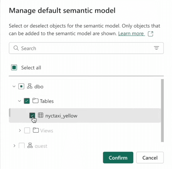 Presentation layer — semantic model — 1