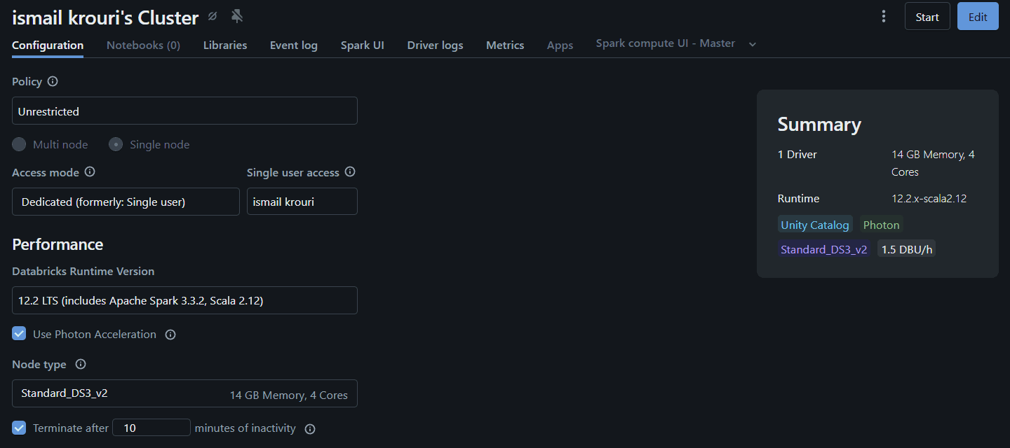 Azure Databricks connected to Event Hubs — 1
